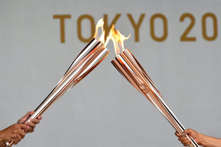 东京奥运开幕式圣火接力