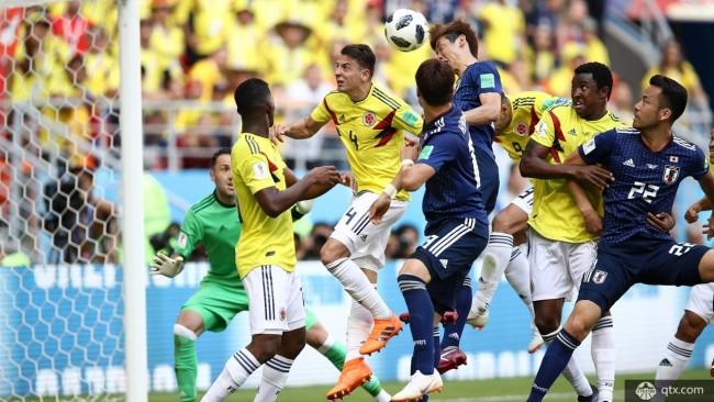 哥伦比亚vs日本世界杯