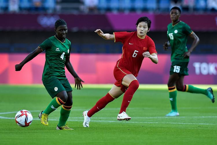中国女足对赞比亚女足直播的相关图片